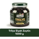 Kavlak Trilye Siyah Zeytin 1 kg Doğal Yöntemle İşlenmiş Zeytin