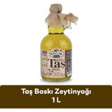 Kavlak Zeytin Kavlak Taş Baskı Zeytinyağı 1 Lt Gallone Cam Şişe Aromatik Lezzet Soğuk Sıkım