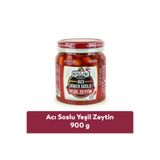 Kavlak Zeytin Soslu Kırma Yeşil Zeytin 900 gr