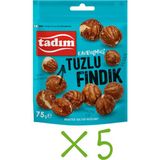 Kavrulmuş Tuzlu Fındık – Taptaze ve Pratik Aç-Bitir Paketler 5 Paket x 75 gr (Toplam 375 Gram)