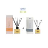 Kavun Happy Place + Sümbül Amber Iconic Place Dekoratif Ortam Kokusu 120 Ml - Bambu Çubuklu