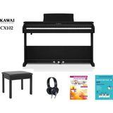Kawai CX102 B Siyah Dijital Piyano Seti (Tabure,kulaklık,ödüllü Eğitim Metodları)