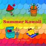 Kawaii Avventure Estive - Colora e Scopri il Divertimento!: Scopri il Mondo Kawaii con Disegni da colorare - Perfetto per le Vacanze Estive! Un Libro Quadrato e Comodo da Portare Ovunque!