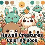Kawaii Creatures Coloring: Explore a Whimsical World of Cute Animals and Fantasy Beings in this Relaxing Art Therapy Book for Teens and Adults