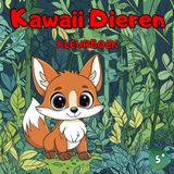Kawaii Dieren Kleurboek: 50 Schattige en Aantrekkelijke Dierenontwerpen voor Kinderen van 5 jaar en ouder