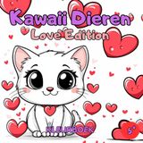 Kawaii Dieren Love Edition Kleurboek: Valentijnsdageditie Kleurboek - Dieren Kleurboek - Kawaii Dieren Kleurboek - 50 Schattige en Liefdevolle Illustraties voor Kinderen vanaf 5 Jaar