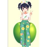Kawaii Girl Notebook – Cute Floral Anime Journal for Teens & Girls: Aesthetic Japanese-Inspired Lined Notebook | 6x9, 120 Pages | Fun Gift for Teen Girls, Anime Fans & Stationery Lovers