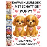 KAWAII KLEURBOEK MET SCHATTIGE PUPPY KINDEREN 4–8 & 8–12 LOVE HIBO DOGGY: VOL LIEFDE, HET HELE JAAR !