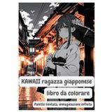 KAWAII ragazza giapponese libro da colorare: Palette limitata, immaginazione infinita
