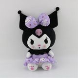 Kawaii Sanrio Kuromi Karikatür Peluş Oyuncak Mor