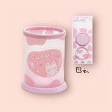 Kawaii Teddy Coco Bear Ayıcık Tavşan Kalemlik Kalem Kutusu Makyaj Kozmetik Düzenleyici