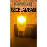 Kawasacı Nostaljik Gece Lambası Kendinden Fişli Çıt Çıt Anahtarlı 7 Watt Ampullü