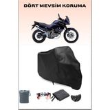 Kawasaki Kle 500 Uyumlu Siyah Motorsiklet Branda, Motor Örtüsü