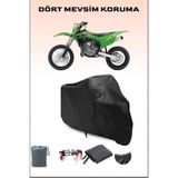 Kawasaki Kx 85 Uyumlu Siyah Motorsiklet Branda, Motor Örtüsü