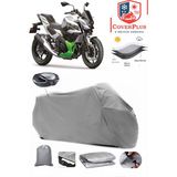 Kawasaki N?nja7 Hybrıd Branda Gri Arka Çanta Uyumlu(Topcase) Motosiket Brandası Motor Örtüsü Çadır Su Geçirmez Motosiklet Kılıfı Motor Brandası,lastikli,taşıma Torbalı