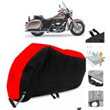 Kawasaki VN 1500 Classic Tourer Arka Çanta Uyumsuz Ultra Kalın Su Geçirmez Motor Brandası