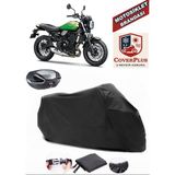 Kawasaki Z 650 Rs Branda Siyah Arka Çanta Uyumlu(Topcase) Motosiket Brandası Motor Örtüsü Çadır Su Geçirmez Motosiklet Kılıfı Motor Brandası,lastikli,taşıma Torbalı