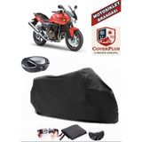 Kawasaki Z 750 S Branda Siyah Arka Çanta Uyumlu(Topcase) Motosiket Brandası Motor Örtüsü Çadır Su Geçirmez Motosiklet Kılıfı Motor Brandası,lastikli,taşıma Torbalı