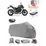 Kawasaki Z 900 Se Branda Gri Arka Çanta Uyumlu(Topcase) Motosiket Brandası Motor Örtüsü Çadır Su Geçirmez Motosiklet Kılıfı Motor Brandası,lastikli,taşıma Torbalı