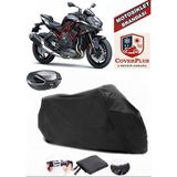 Kawasaki Z H2 Se Branda Siyah Arka Çanta Uyumlu(Topcase) Motosiket Brandası Motor Örtüsü Çadır Su Geçirmez Motosiklet Kılıfı Motor Brandası,lastikli,taşıma Torbalı