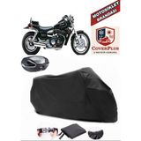 Kawasaki Zl 600 Branda Siyah Arka Çanta Uyumlu(Topcase) Motosiket Brandası Motor Örtüsü Çadır Su Geçirmez Motosiklet Kılıfı Motor Brandası,lastikli,taşıma Torbalı