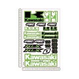 Kawasakii Motosiklet Sticker Seti