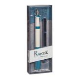 Kaweco Parkeo Dolma Kalem Set Krem/Turkuaz M Uç / 10002252