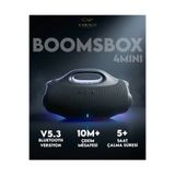 kawigo BOOMSBOX 4 Mini Hoparlör Siyah Kablosuz Hoparlör FM Radyo USB/SD/AUX/TYPC Girişli Hoparlör