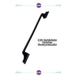 Kawin Lüks Köprü Siyah Mat Metal Kulp 96mm - 128mm Dolap, Komodin, 9 cm ,10cm ,11cm, 12cm 13cm uyumlu