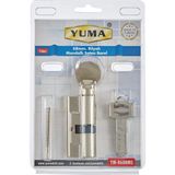 Kawin Yuma Kilit Göbeği, Mandallı Bilyalı Kilit Silindiri, Çelik Kapı Göbeği (68 Mm, Nikel)