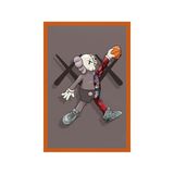 Kaws Tasarımlı Hediye Kartı – Modern Sanat & Pop Art Temalı Dekoratif Hediye Not Kartı Kartpostal | 10×15 cm