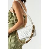 Kaya Bag Beyaz Kadın Omuz Ve Çapraz Çanta 15x26 Ebatında