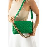 Kaya Bag Çimen yeşil Kadın Omuz Ve Çapraz Çanta 15x26 Ebatında