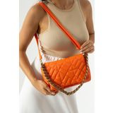 Kaya Bag Turuncu Kadın Omuz Ve Çapraz Çanta 15x26 Ebatında