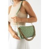 Kaya Bag Yeşil Kadın Omuz Ve Çapraz Çanta 15x26 Ebatında