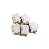 Kaya Çay Kahve Fişi Adisyon (A7) 7X10 cm Tek Nüsha 25 Adet / Cilt (Cep Boy)