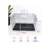 KAYA KAFES VE PETSHOP ÜRÜNLERİ Tel ızgaralı Tavşan ve hamster kafesi 60/29/40
