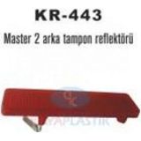 Kaya Mtxdpn Arka Tampon Reflektörü Master Ii-Trfaic Ii-Iii-Movano - Siyah