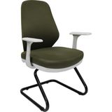 Kaya Ofis Apex White Pro Yönetici Koltuğu Ofis Bekleme Koltuğu - Yeşil