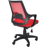 Kaya Ofis Diaspor Çalışma Koltuğu Siyah - Kırmızı