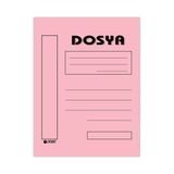 Kaya Tam Kapak Karton Telli Dosya Pembe 1. Kalite 100'Lük Paket