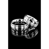 Kaya The Third Love Me Marka 7.5mm 1.kalite Asla Kararmaz Beyaz Renk Garantili Çelik Alyans Yüzük Lm-024w
