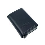 Kayader BONS Collection RFID Mekanizmal Deri Cüzdan - Siyah