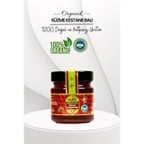 Kayadibi Organik Süzme Kestane Balı 300 gr - %100 Doğal Katkısız | Yoğun Kıvamlı Keskin Aroma | Cam Kavanoz