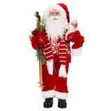 Kayak Batonlu Noel Baba Dekoratif Biblo 46 cm