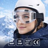 Kayak Gözlüğü Antifog Güneş Kar Şeffaf Snowboard Glasses Ekonomik Seri Gözlük - Standart