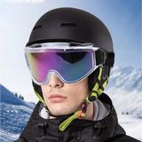 Kayak Gözlüğü Ventilli Güneş Kar Gözlük Gökkuşağı Snowboard Glasses Ekonomik Seri Gözlük - Standart - Çok Renkli