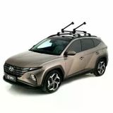 Kayak Taşıyıcı Uyumlu Gri Araç Üstü Kayak Taşıma 2'Li Apex 4 Parça