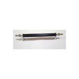 kayakulp Alüminyum Lüks Boru Lüks Kulp 160mm Siyah/krom (dolap Çekmece Mobilya Mutfak)