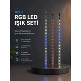 Kayan Yıldız Efektli Rgb Led Işık Seti İç Ve Dış Mekan Kullanımı
